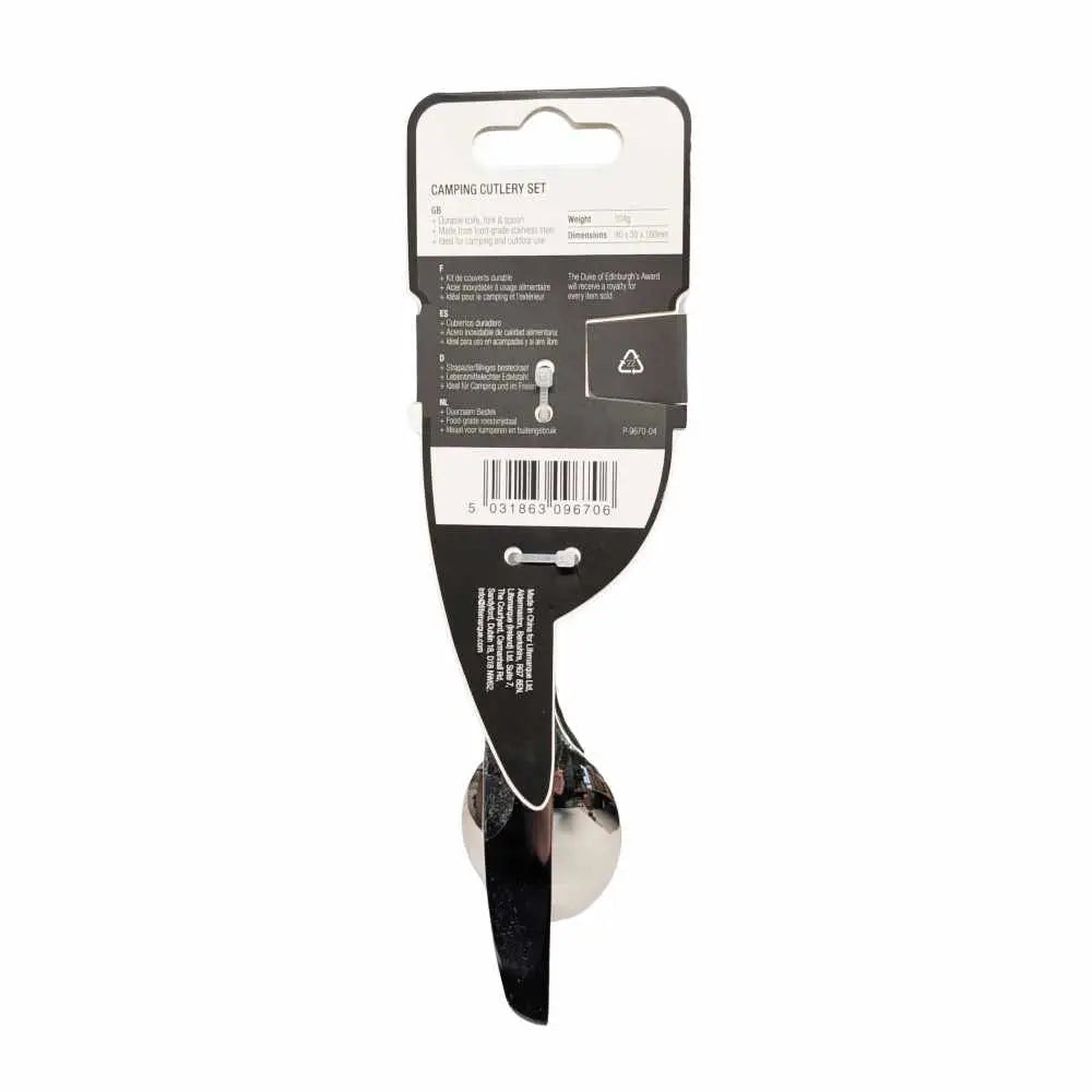 Ensemble de couverts en acier inoxydable Lifeventure