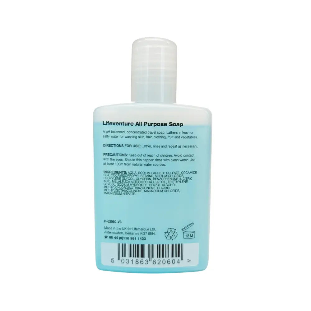 Savon liquide tout usage Lifeventure 100 ml