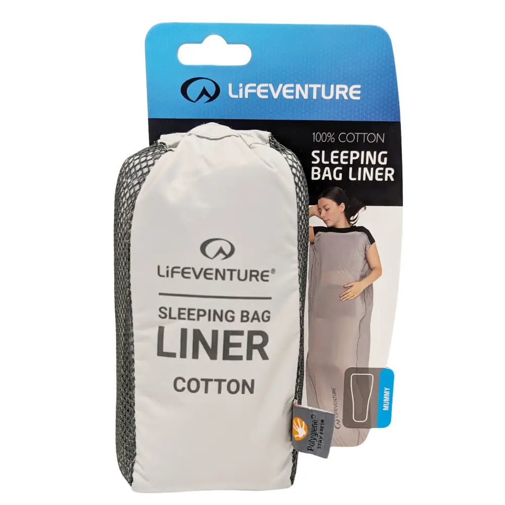 Lifeventure Cotton Sleeping Bag Liner Mummy