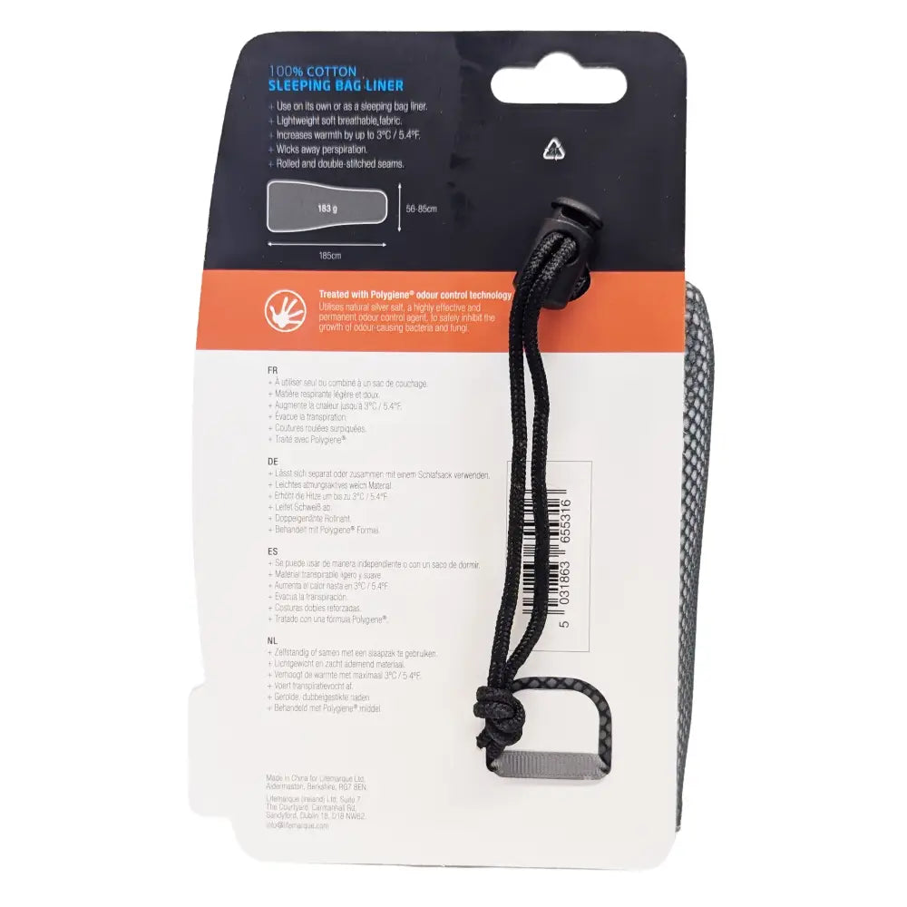 Lifeventure Cotton Sleeping Bag Liner Mummy