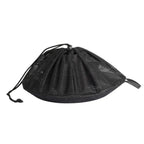 Lifeventure Ellipse 4 Piece Camping Tableware Set packed in its mesh carry bag on a white background