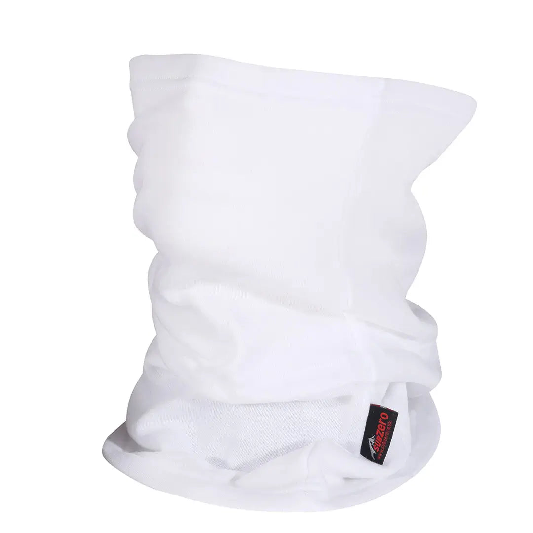 Sub Zero Meraklon Thermal Head Over In white on a white background