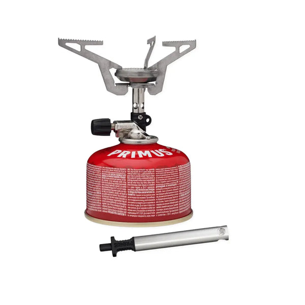 Primus Express camping gas stove with the separate piezo ignitor