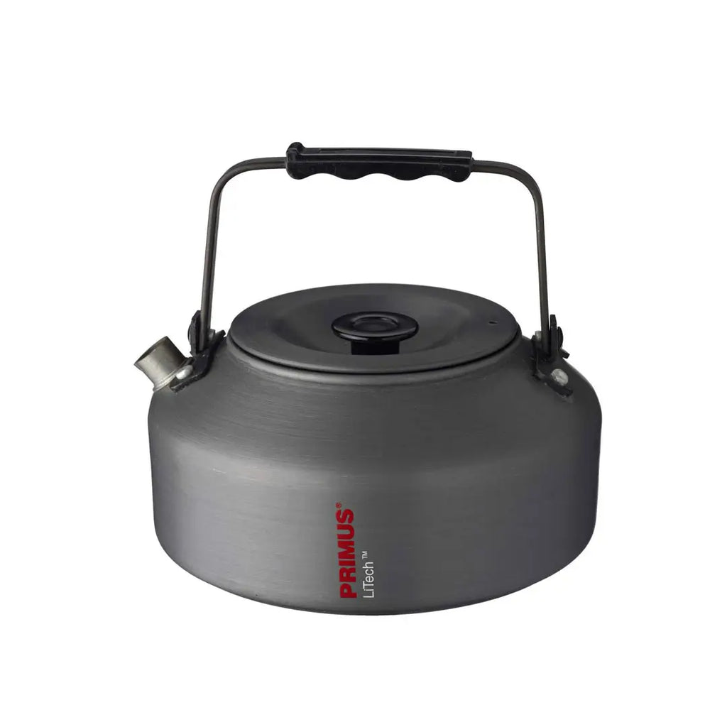 Primus Litech camping kettle in 900ml version on a white background