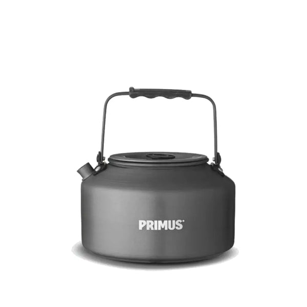 1500ml Primus Litech Kettle with the carry handle up on a white background