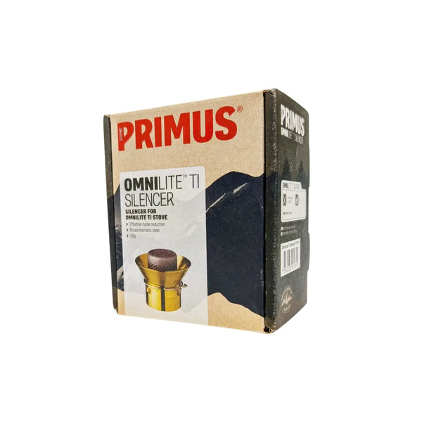 Primus OmniLite TI Silencer packaging on a white background