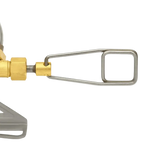 Close-up image of the burner handle for the Primus Omnifuel Expedition Multifuel Stove