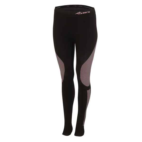 Factor 1 Plus Womens Base Layer Stretch Leggings photographed form the fornt on a white background