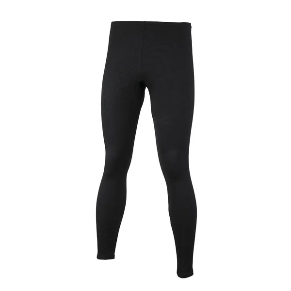 Front detail of Sub Zero Factor 1 unisex base layer leggings in black