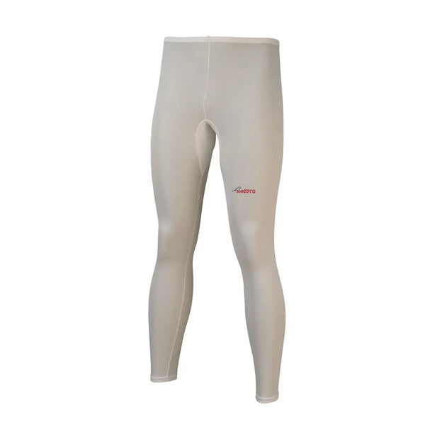 Front detail of Sub Zero Factor 1 unisex base layer leggings in white