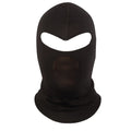Sub Zero Factor 1 Plus balaclava in black shown from the front highlighting the mesh face design on a white background