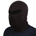 Sub Zero Factor 1 Plus balaclava in black shown from the side highlighting the mesh face and ear design on a white background