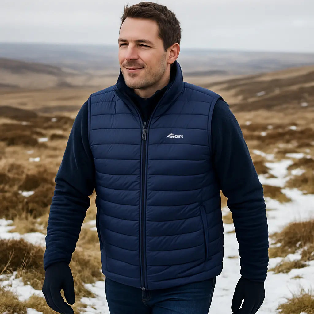 Leichter, synthetischer, isolierter Herren-Körperwärmer