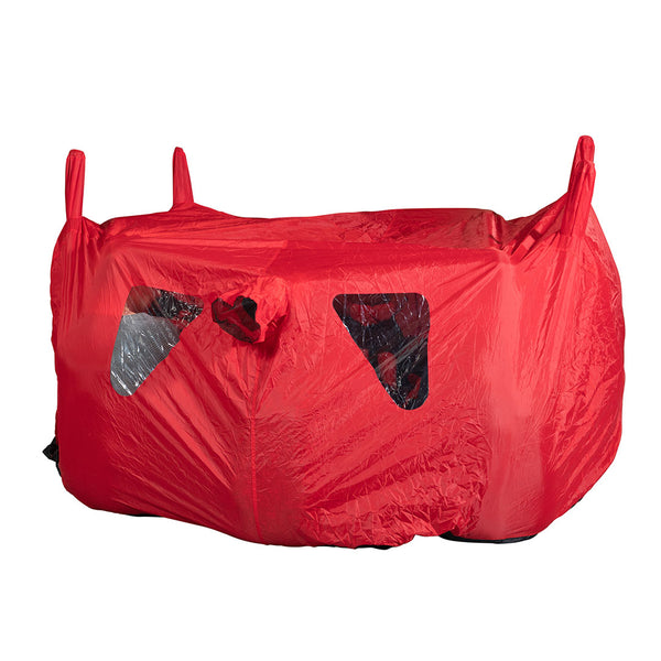 Terra Nova 12 man bothy bag with 12 people inside