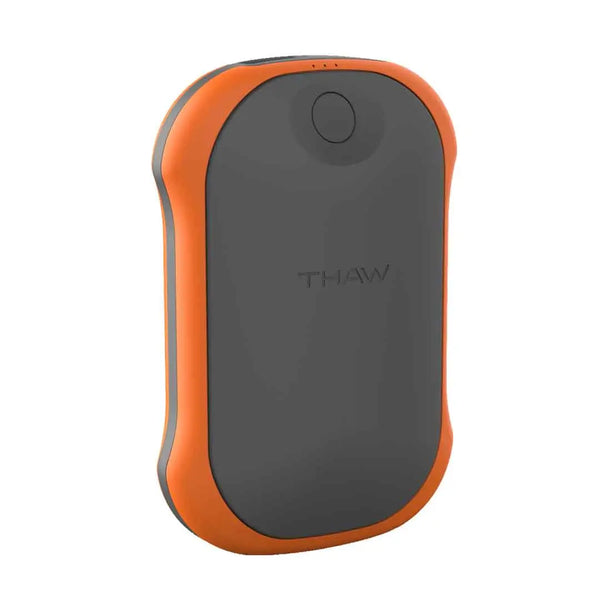 Thaw rechargeable hand warmer powerbank front detail