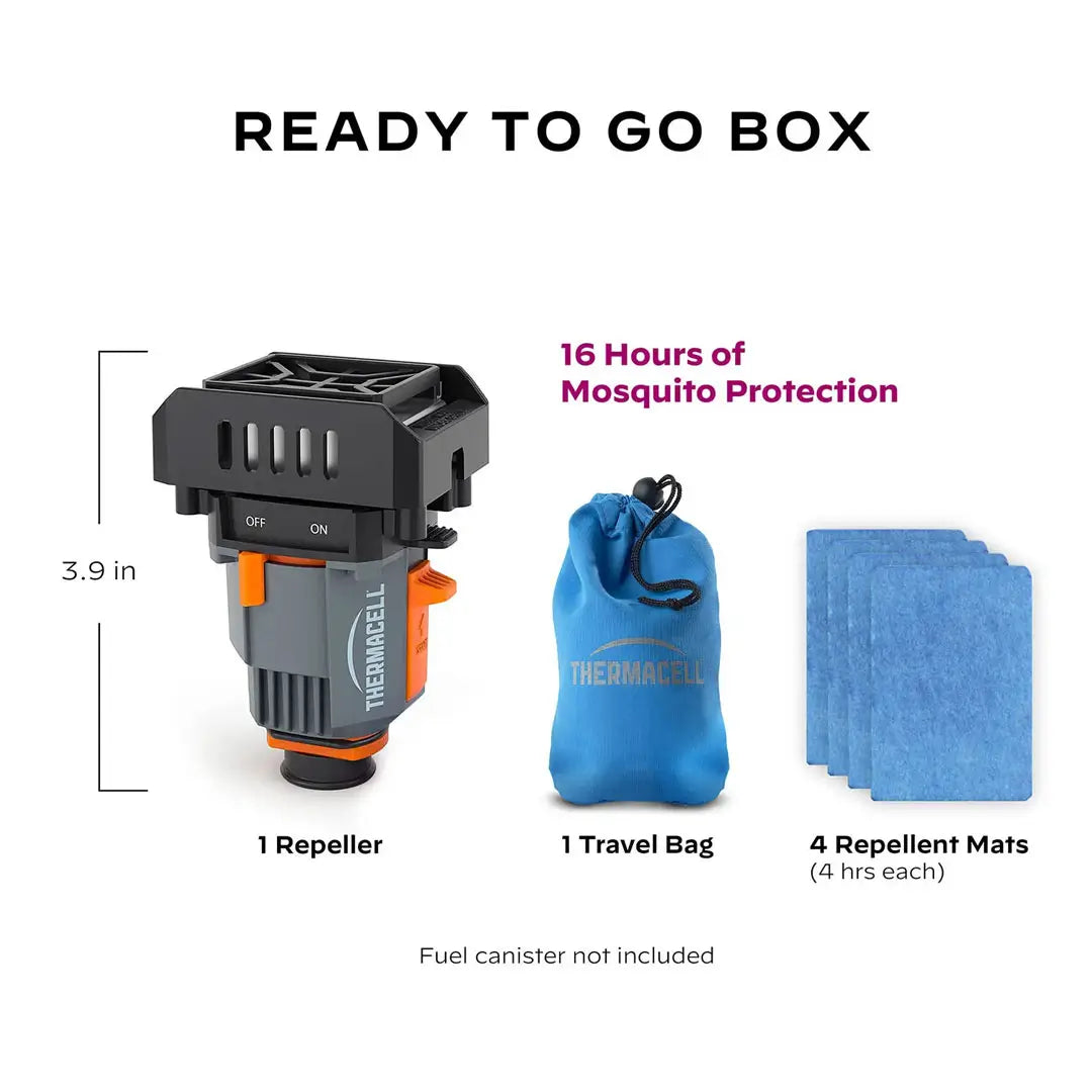 Thermacell Backpacker Mosquito Repeller pack contents 