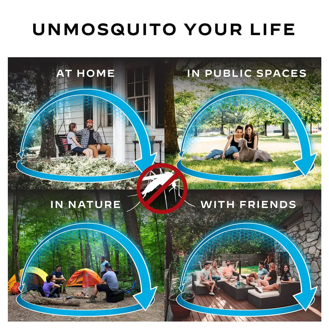 Thermacell Backpacker Mosquito Repeller outdoor usage infographic