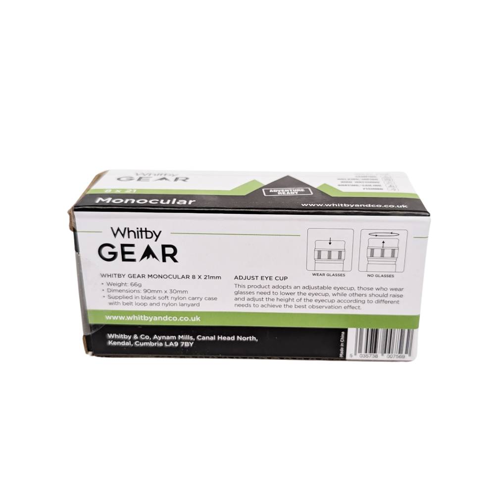 Whitby Gear Pocket Monocular 8x21