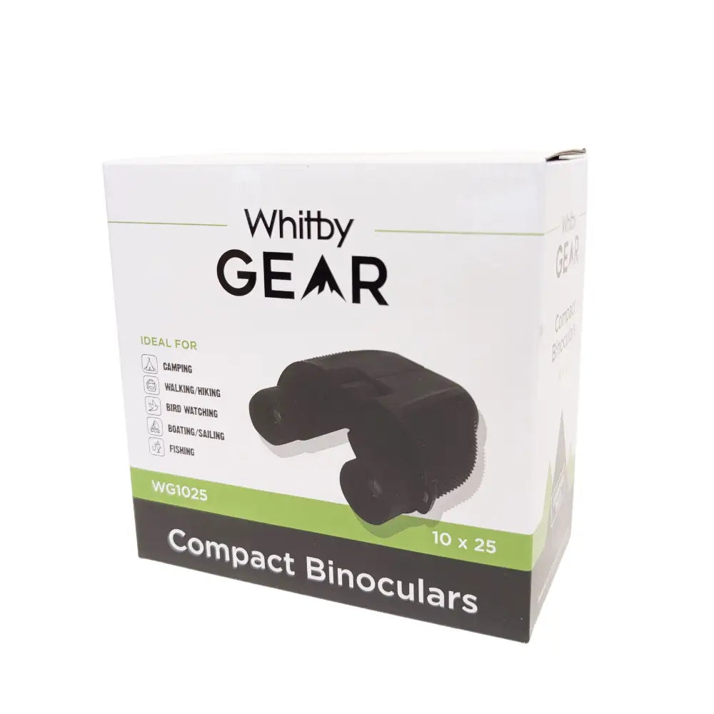 Whitby Gear Compact Binoculars 10 x 25mm