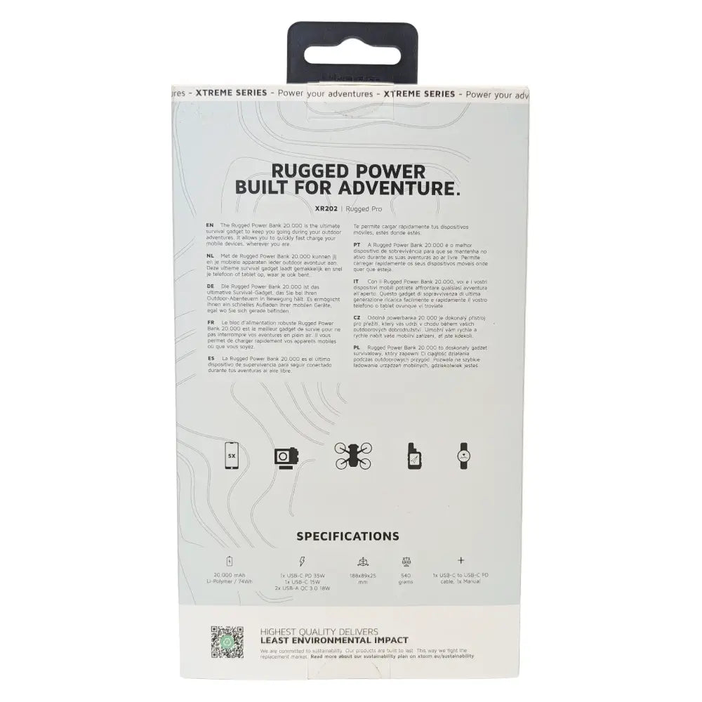 Xtorm XR202 Rugged Pro Water Resistant Power Bank