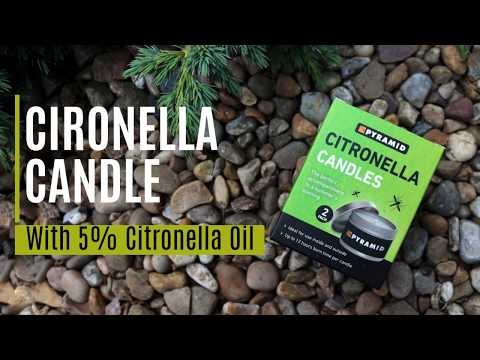 Instruction video for Pyramid citronella insect repellent candles