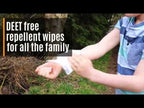 Instruction video for Pyramid deet free insect repellent wipes