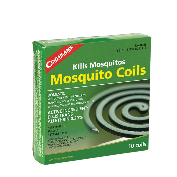 Packaging of Coghlans insect repellent smoke coils