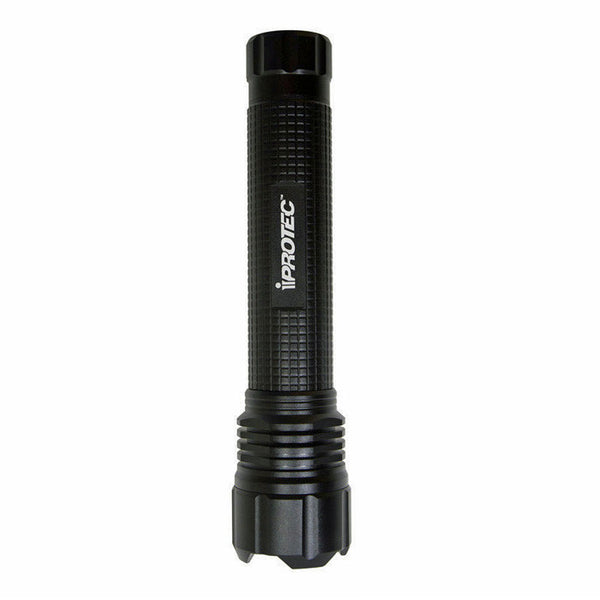 IProtec Pro 800 Lumens LED hand torch sitting upright