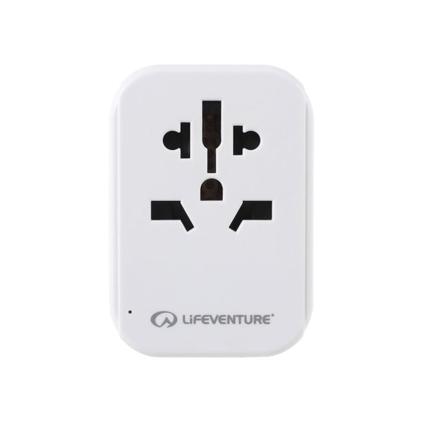 Lifeventure World To Europe USB Travel Adaptor Plug