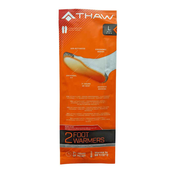 Thaw Disposable Foot Warmers x 2