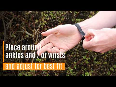 Instruction video for Pyramid deet mosquito repellent wrist bands